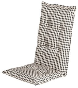 Pernă pentru scaun de grădină Hartman Poule, 123 x 50 cm, alb - negru