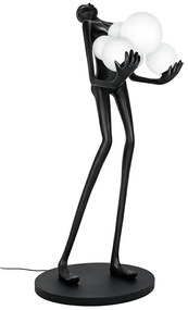 Lampa de podea decorativa cu design original Woman negru