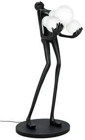 Lampa de podea decorativa cu design original Woman negru