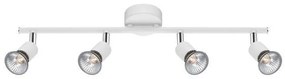 Plafoniera moderna cu spoturi Base alba 4L NVL-661004