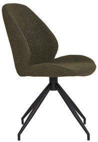 Monte Carlo scaun pivotant de luat masa ecobleather verde