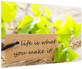 Tablou - Citat (90x60 cm)