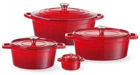 Oală cu capac din fontă 270 ml adecvată pentru plita cu inducție – Hendi