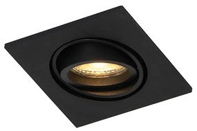 Set de 6 spoturi încastrate moderne negre reglabile - Club