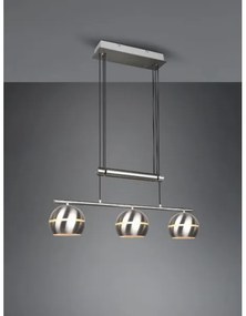 Lustră pe cablu FLETCHER 3xE14/40W/230V crom mat Trio