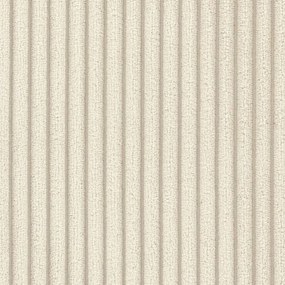 Fotoliu cu taburet bej cu tapițerie din catifea reiată Niko – Ropez