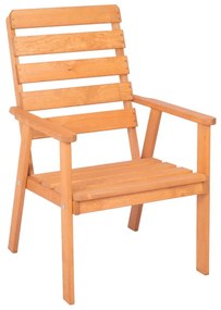 Set de dining pentru grădină din lemn pentru 4 persoane Sylva – Rojaplast