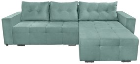 Coltar extensibil Venice, 287x169x96 cm, cu lada de depozitare, Mint