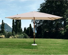 Umbrelă de soare bej 300x400 cm Syros – Bizzotto