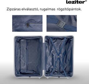 Valiză de cabină TravelLux Voyager cu hard top și roți detașabile 35x55x20 cm gri