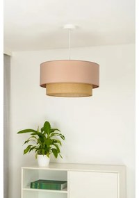 Lustră pe cablu Duolla BOHO 1xE27/15W/230V d. 45 cm bej/maro