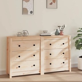 vidaXL Dulap, 140x35x80 cm, lemn masiv de pin