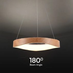 Lustră LED pe cablu LED/25W/230V 3000K ø 50 cm maro