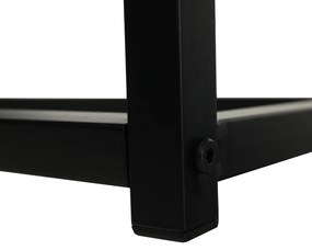 Consola in stil industrial, stejar   negru, BUSTA Maro