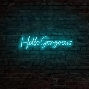 Aplica de Perete Neon Hello Gorgeous, 75 x 18 cm