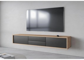 Masă TV Fiora 39 (stejar uleios + antracit). 1066463