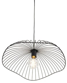 Lampă suspendată de design neagră 50 cm - Pua