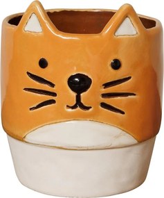 Ghiveci de plante din ceramica, Cat