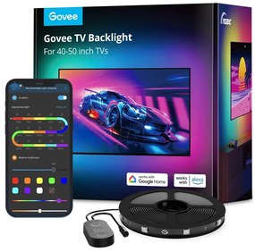 Govee - Iluminare ambientală LED SMART RGBIC pentru TV 40-50" cu Wi-Fi