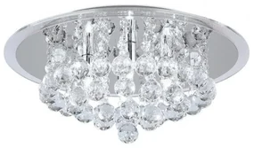 Plafoniera eleganta cristal K9 diam. 38cm Gloria DLU 2378/4/38 chrom OR