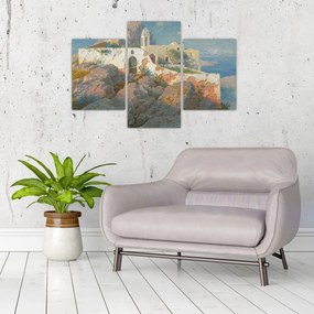 Tablou - William Stanley Haseltine, Santa Maria a Cetrella, Anacapri, reproducere (90x60 cm)