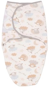 Sistem de infasat reglabil din bumbac flausat 0-3 luni Kidizi On a Cloud Pastel, 1 tog, pentru toamna / iarna