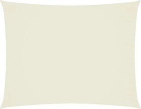 vidaXL Pânză parasolar, crem, 3,5x5 m, țesătură oxford, dreptunghiular