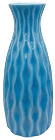 Vaza ceramica Sandra, Albastru, 18cm