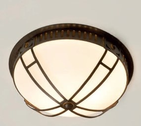 Plafoniera iluminat exterior din fier forjat, diametru 42cm, DE 2578-A