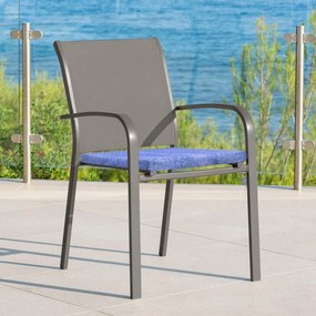 Perna scaun Fantezie Blue Black, 39x39 cm