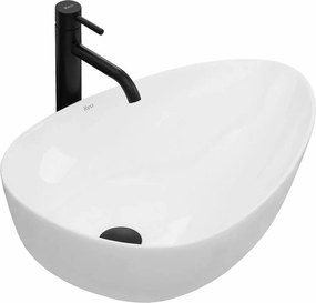 Lavoar asimetric pe blat Rea Greta 56 cm