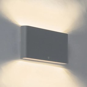 Aplica de exterior moderna gri inchis 17,5 cm incl. LED IP65 - Batt