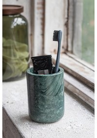 Suport pentru periuța de dinți verde închis din marmură Marble – Mette Ditmer Denmark