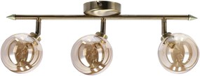Candellux Rodia lampă de tavan 3x40 W patină-chihlimbar 93-16546