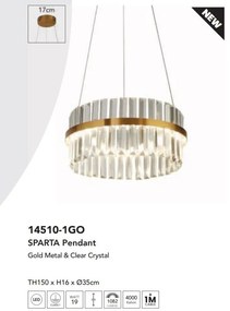 Lustra suspendata LED design deosebit X Sparta