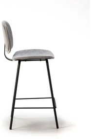Scaune de bar gri-deschis 2 buc. (înălțime șezut 66 cm) Arus – Marckeric