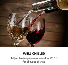 Vinetage 12, frigider pentru băuturi, frigider, 46 litri, 4-22°C, retro-design