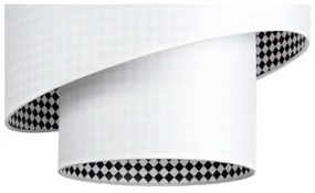 Lustră pe cablu LORI 1×E27/60W/230V albă