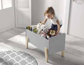 CUTIE DE JUCĂRII KIDDY GRI RECE