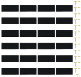 Perdea de usa anti-insecte cu magnet, 2 buc., negru, 220x130 cm