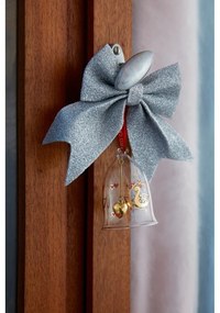 Ornament de Crăciun suflat manual din sticlă ø 5,5 cm Ann-Sofi Romme Annual Christmas Bell 2025 – Holmegaard