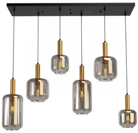 Lustră pe cablu BRINA 6xE27/23W/230V Redo 01-3215