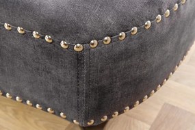 Pat de zi/ Canapea relax clasica stil englezesc Chesterfield gri