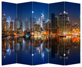 Paravan - Manhattan noaptea (210x170 cm)