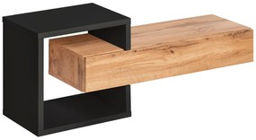 Raft de perete Enderly 3 (stejar wotan + negru. 1097605