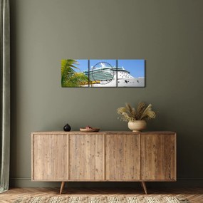 Tablou - Vas de croazieră (cu ceas) (90x30 cm)