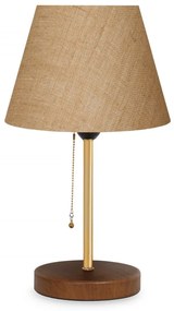 Veioză bej cu abajur textil (înălțime 14 cm) Mardin – Opviq lights