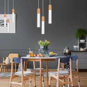 Lustră pe cablu CASSA 3xGU10/8W/230V alb