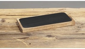 WENKO 55103100 - Tocător BLACK OUTDOOR KITCHEN, 30 x 15 cm, maro/gri