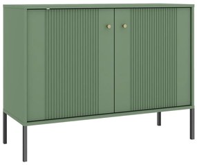 Comodă LUE verde/neagră